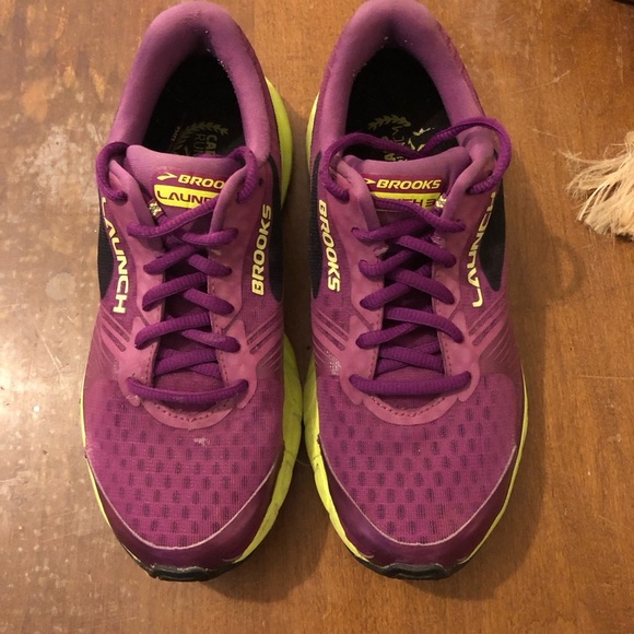 Brooks Launch 3 Women's Purple Running Shoes - Picture 2 of 12
